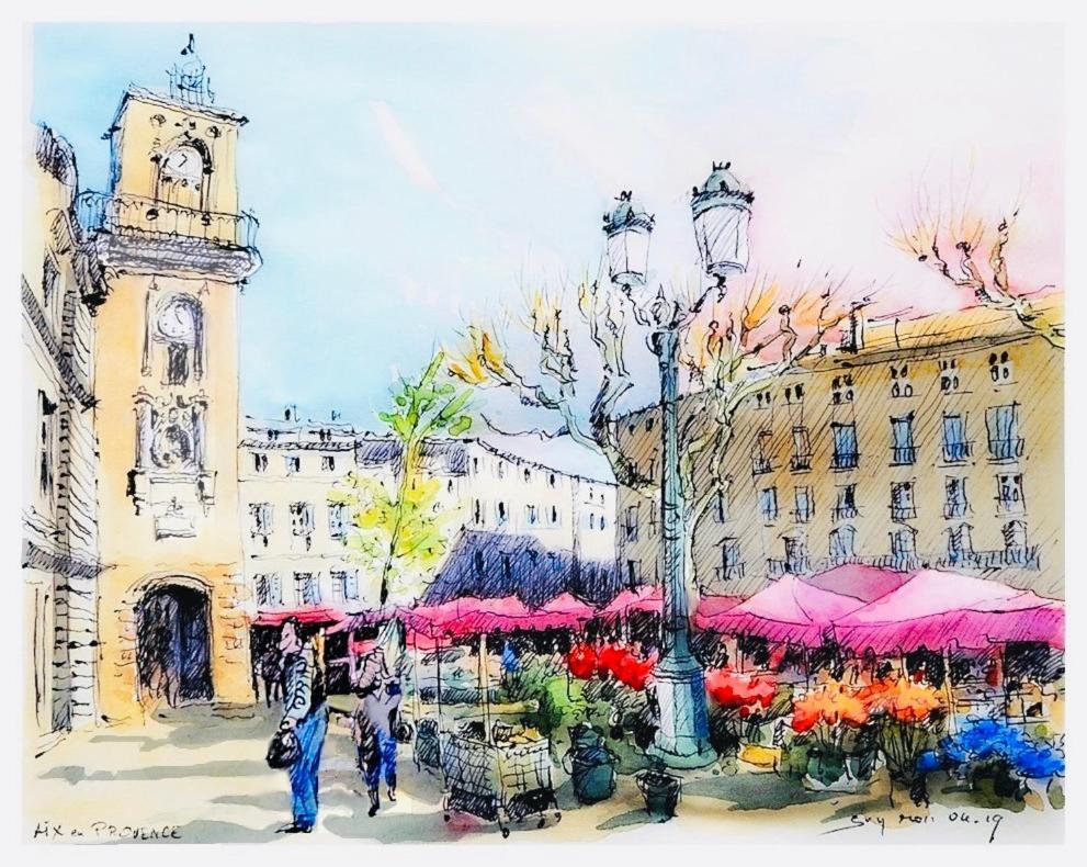 Zola Studio Fenetre Aveugle Aix-en-Provence Exteriér fotografie